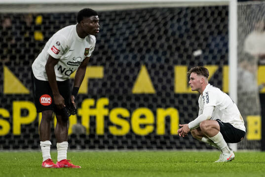 Brommapojkarnas Kaare Brøckner Barslund  deppar