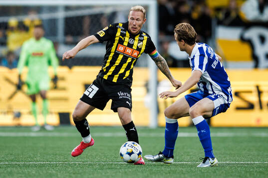 Häckens Mikkel Rygaard Jensen och IFK Göteborgs August