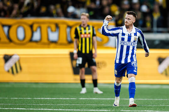 IFK Göteborgs Tobias Heintz jublar