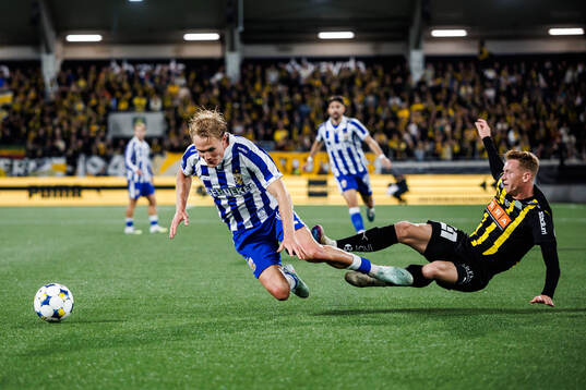 IFK Göteborgs Max Fenger och Häckens Julius Lindberg