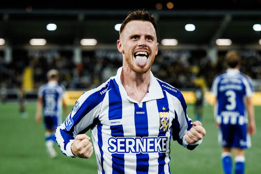 IFK Göteborgs Tobias Heintz jublar