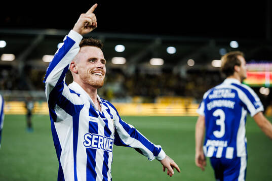 IFK Göteborgs Tobias Heintz jublar