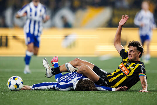IFK Göteborgs Kolbeinn Thordarson och Häckens Silas