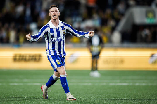IFK Göteborgs Tobias Heintz jublar