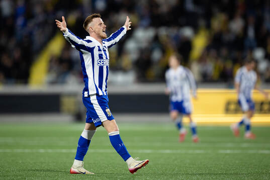 IFK Göteborgs Tobias Heintz jublar