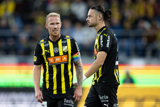 Häckens Mikkel Rygaard Jensen och Amor Layouni
