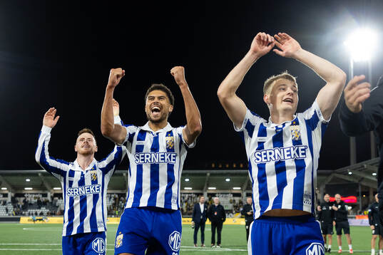 IFK Göteborgs Tobias Heintz, Thomas Santos och David Kruse