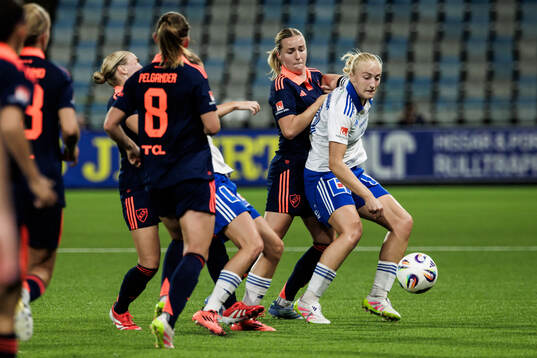 Djurgårdens Alexandra Jonasson och IFK Norrköpings Wilma