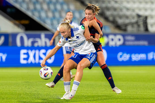 IFK Norrköpings Wilma Leidhammar och Djurgårdens Elsa