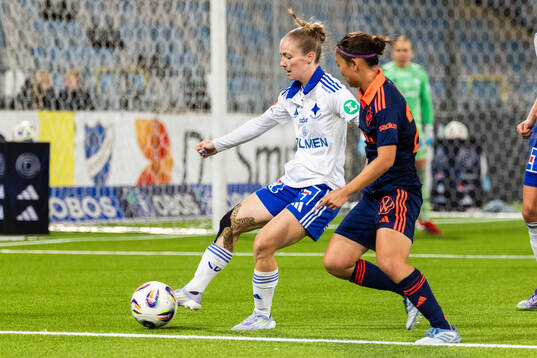IFK Norrköpings Sabina Ravnell och Djurgårdens Urara