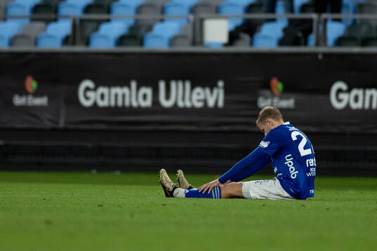 Umeå FCs Leo Frigell Jansson deppar