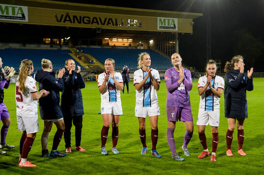 Malmö FFs spelare jublar