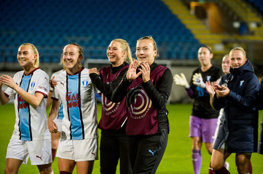 Malmö FFs spelare jublar