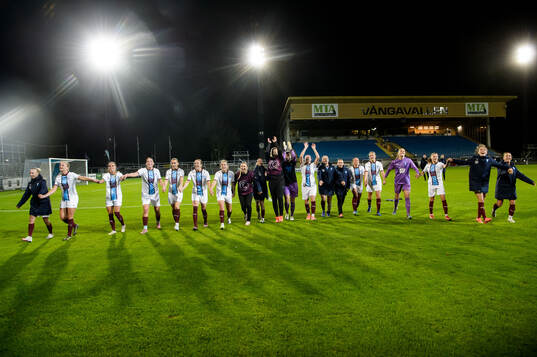 Malmö FFs spelare jublar