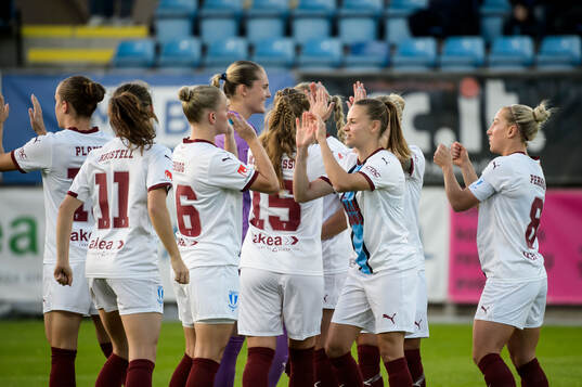 Malmö FFs spelare jublar
