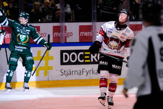 Malmö Redhawks Petter Vesterheim deppar