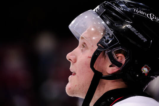 Malmö Redhawks Filip Björkman deppar
