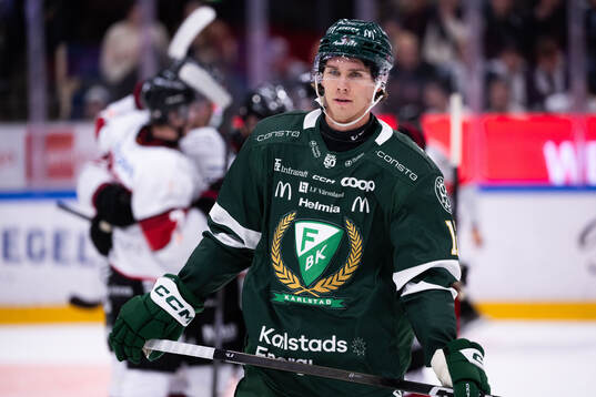 Färjestads Christoffer Jansson deppar