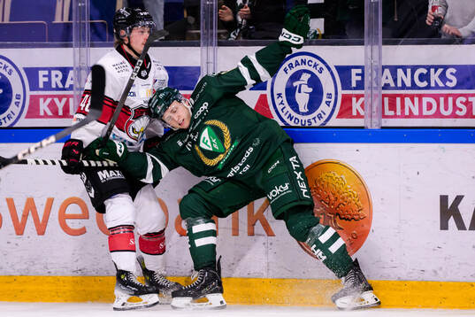 Malmö Redhawks Lauri Pajuniemi och Färjestads Albert