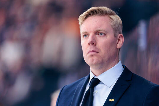 HV71s tränare Anton Blomqvist