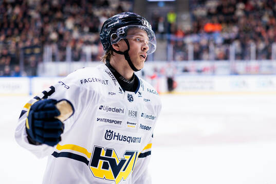 HV71s Lucas Lagerberg jublar