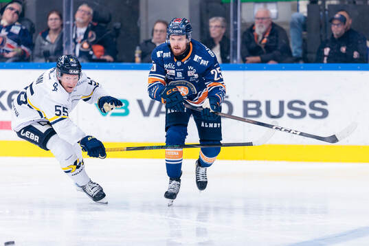 HV71s Andreas Borgman och Växjös Lucas Elvenes