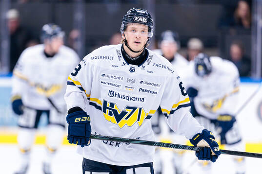 HV71s Lucas Lagerberg jublar