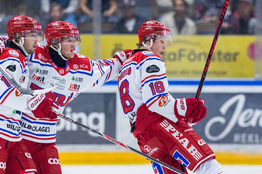 Timrås Eddie Genborg jublar