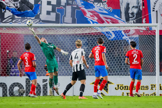 Helsingborgs målvakt Johan Brattberg