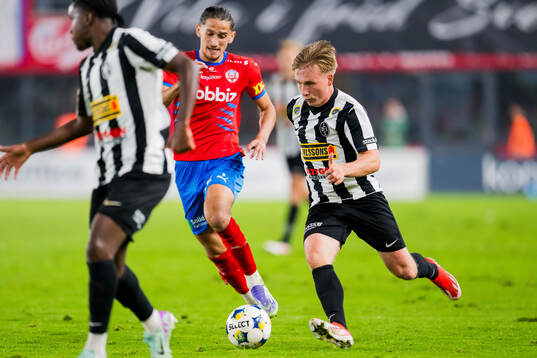 Helsingborgs Ervin Gigovic och Landskronas Constantino