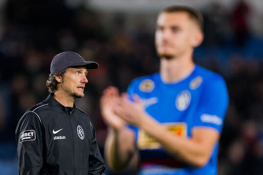 Landskronas tränare Robin Asterhed deppar