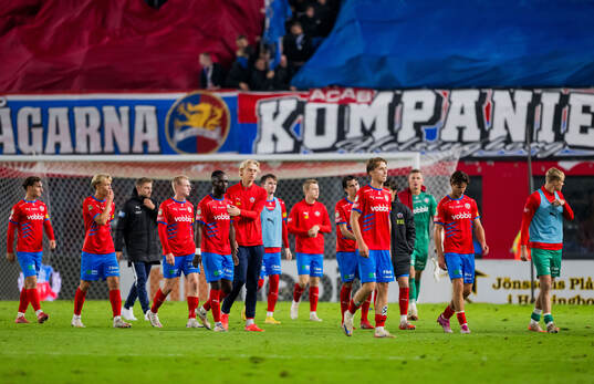 Helsingborgs spelare deppar