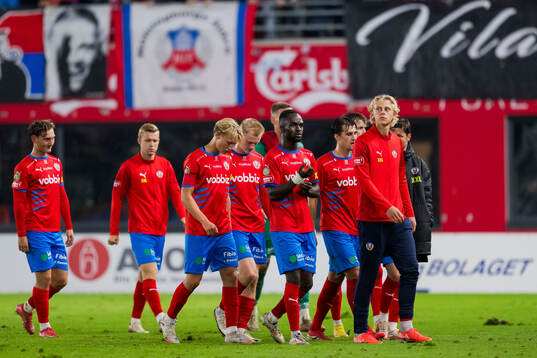Helsingborgs spelare deppar