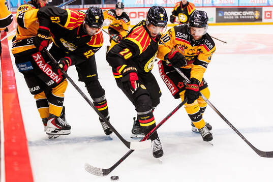 Brynäs Tyler Vesel och Luleås Einar Emanuelsson