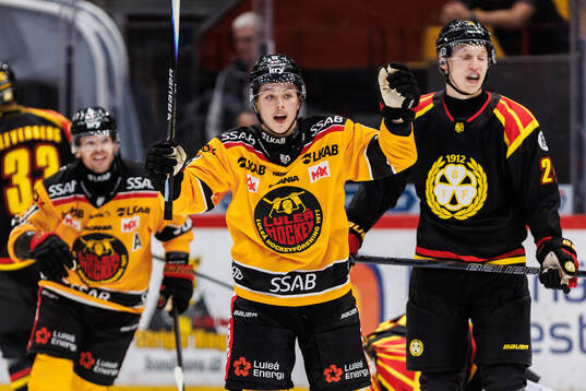 Luleås Isac Hedqvist jublar