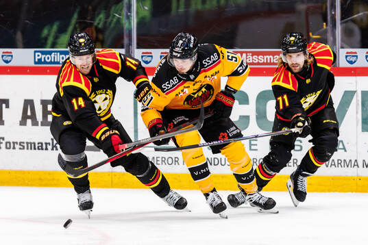 Brynäs Robert Hägg och Luleås Markus Nurmi
