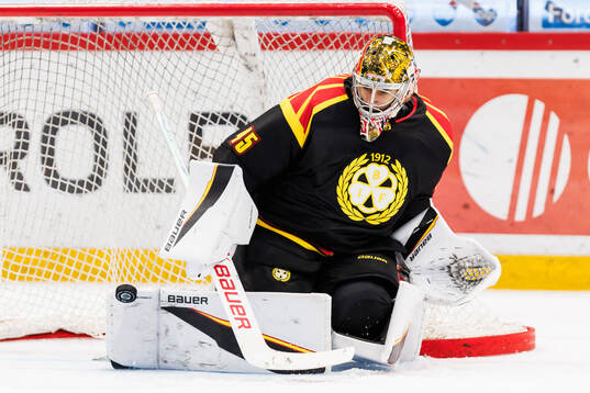 Brynäs målvakt Damian Clara
