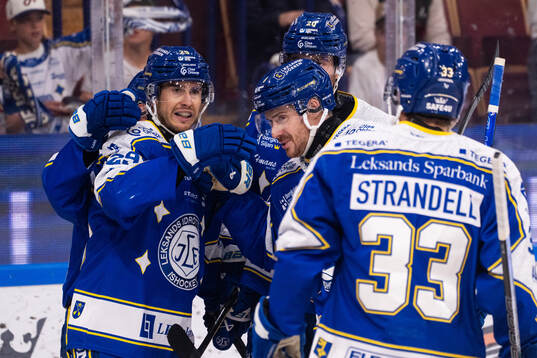Leksands Michael Lindqvist jublar