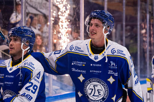 Leksands Anton Johansson jublar