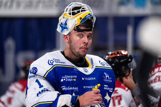 Leksands målvakt Marcus Gidlöf