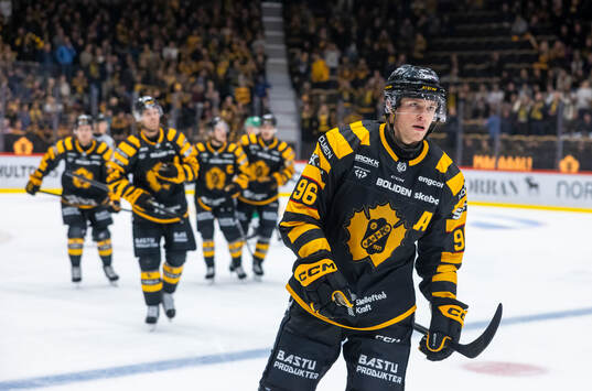 Skellefteås Rickard Hugg jublar