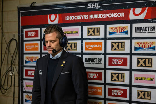 Skellefteås tränare Daniel Hermansson deppar