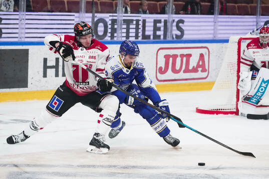 Örebros Gustav Backström och Leksands Gabriel Fortier