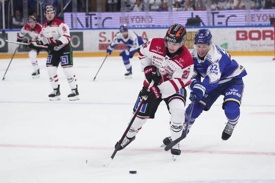 Örebros Patrik Puistola och Leksands Lukas Vejdemo