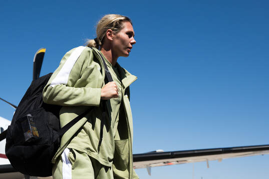 Goalkeeper Jennifer Falk