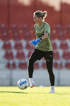 Goalkeeper Jennifer Falk of Häcken