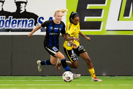 Ulricehamns Kajsa Fransson och Elfsborgs Stella Johansson