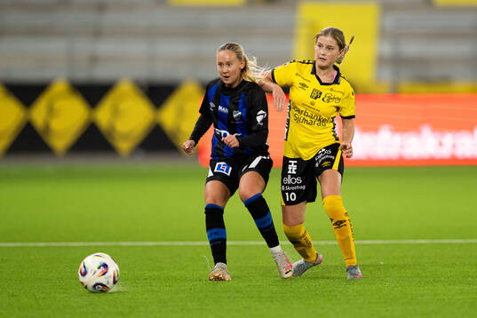 Ulricehamns Hilda Henningsson och Elfsborgs Meja Harrysson