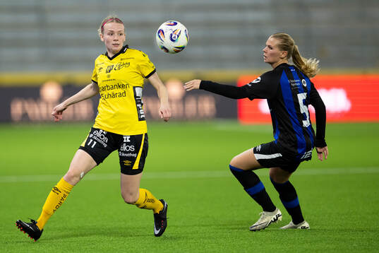 Elfsborgs Leann Nyström och Ulricehamns Clara Sjögren