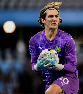 BK Olympics målvakt Rasmus Norlander